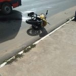 Conquista: Acidente deixa motociclista ferido nas intermediações do hospital Geral